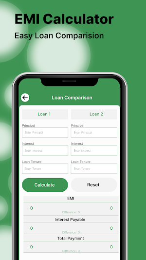 LoanTool - EMI Loan calculator Screenshot 1