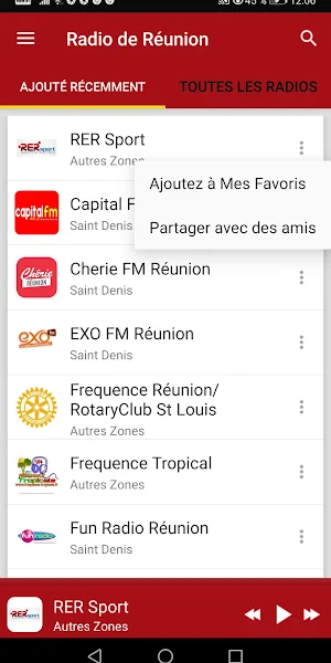 Reunion Radio Stations Screenshot 1
