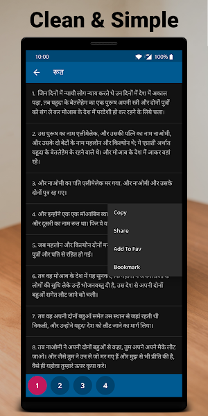 पवित्र बाइबिल - Hindi Bible Offline Free Download Screenshot 1