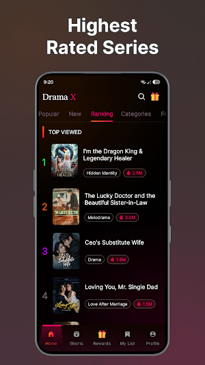 DramaX - Short Drama & Movie Screenshot 2