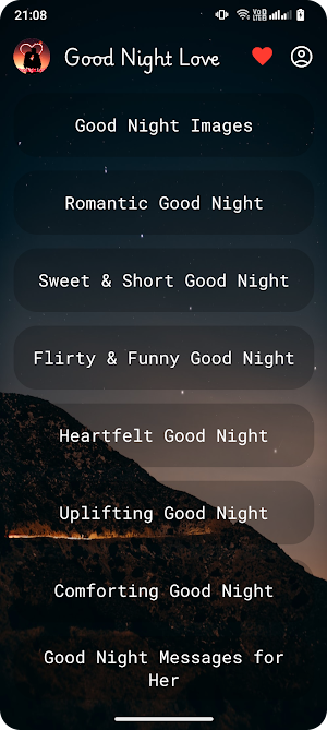 Good Night Love Messages Screenshot 0