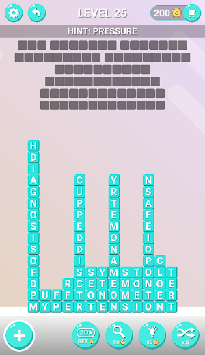 Optometry WordBlocks Screenshot 2
