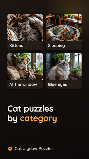 Cat Jigsaw Puzzles - Kittens Screenshot 1