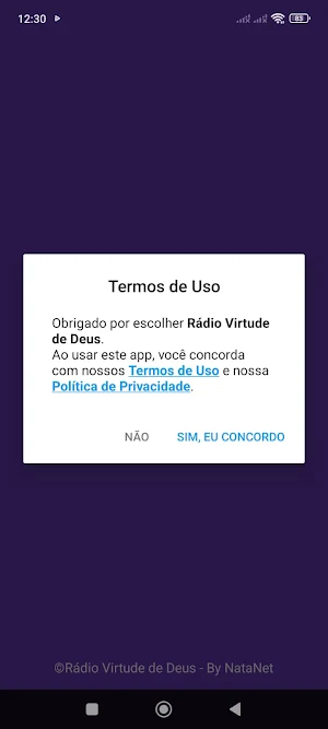 Rádio Virtude de Deus Screenshot 0