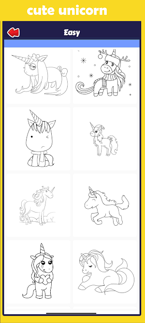 mermaid Unicorn coloring book Screenshot 1