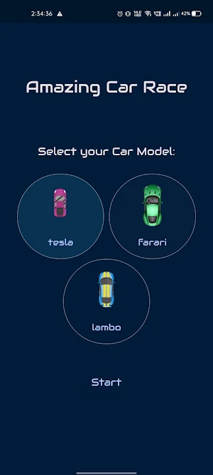 Amazing Car Race Screenshot 0