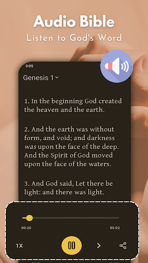 Holy Bible - KJV Bible App Screenshot 1