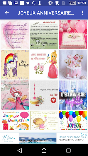 JOYEUX ANNIVERSAIRE FILLE Screenshot 3