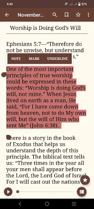 Tithes and Offering Reading Screenshot 3