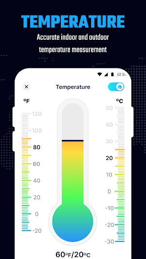 Temperature checker & Compass Screenshot 1