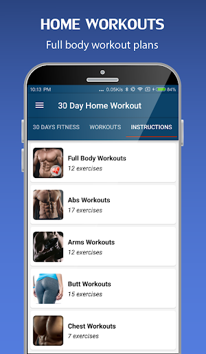 30 Day Home Workout Pro (No Ads) Screenshot 2