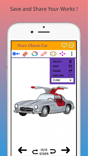 How to Draw Retro Cars Easily Screenshot 2