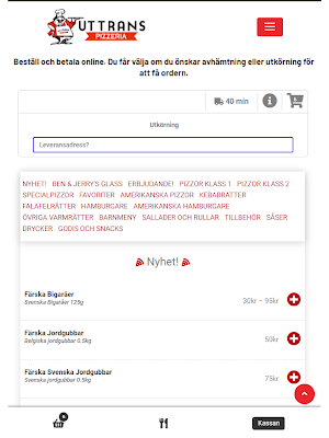 Uttrans Pizzeria Screenshot 3