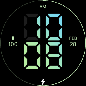 Digital Daylight Watch Face Screenshot 3