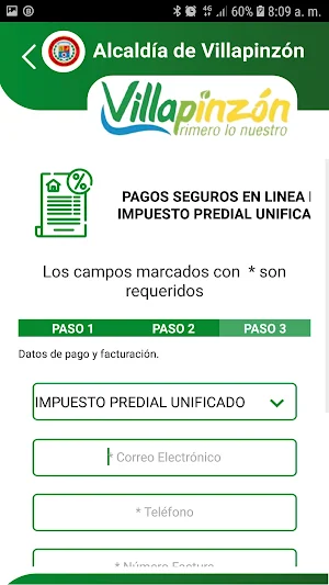 Trami App Villapinzon Screenshot 2