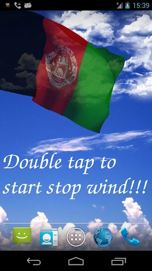 Afghanistan Flag Live Wallpaper Screenshot 0