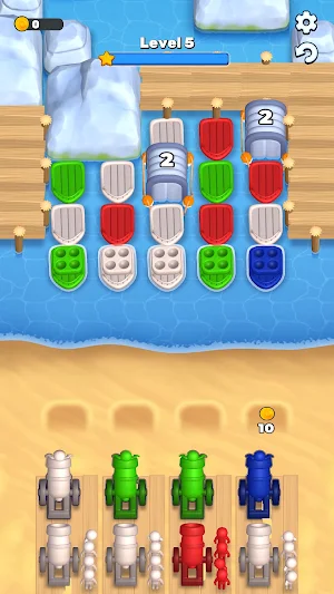 Cannon Sort! Screenshot 2