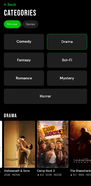 Swift Streamz : HD Movies Screenshot 0