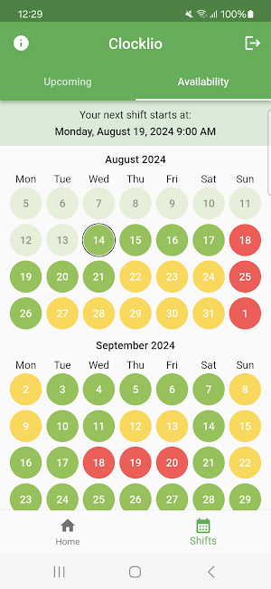 Clocklio Employee Screenshot 2