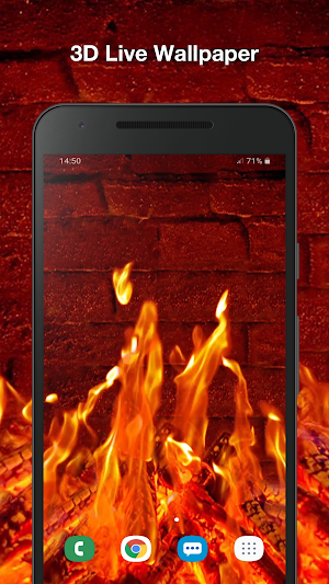 Christmas Fireplace Live Wallpaper Screenshot 0