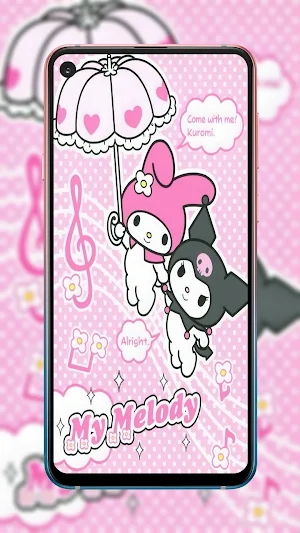 Wallpaper For Melody Kuromi Screenshot 0