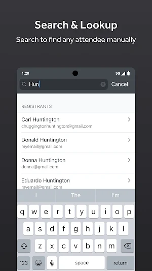 RegFox Check-In Screenshot 3