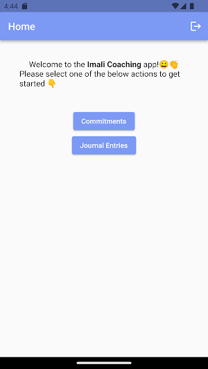 Imali Money Coaching Journal Screenshot 1