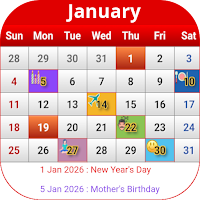 US Calendar 2026