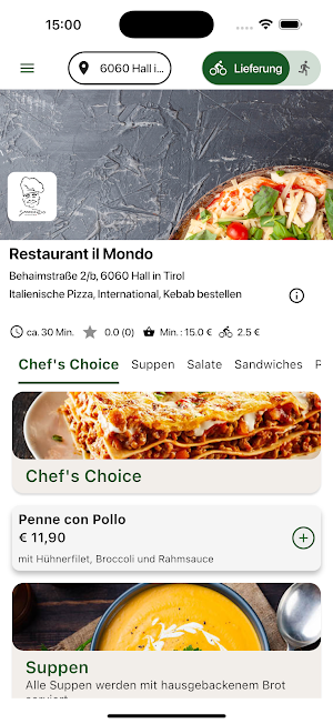 Restaurant il Mondo Screenshot 0