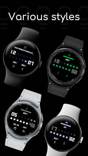 AD SquareShift - Watch Face Screenshot 3