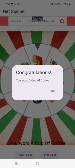 NewYear Gift Spinner Screenshot 2