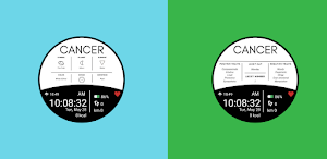 Cancer Zodiac Sign Watch Face Screenshot 1