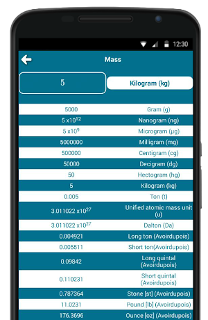 Unit Converter Screenshot 3