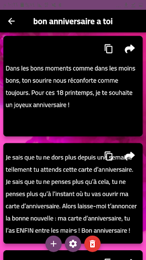 Joyeux Anniversaire SMS 2024 Screenshot 0