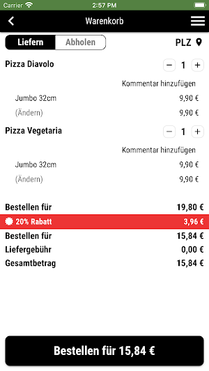 Lieferservice Pyramiden Screenshot 1