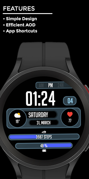 Night 56 - watch face Screenshot 1