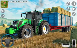 Tractor Driving & Farming Game Screenshot 1