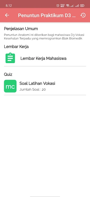 Anatomy Learning FKUH - Vokasi Screenshot 1