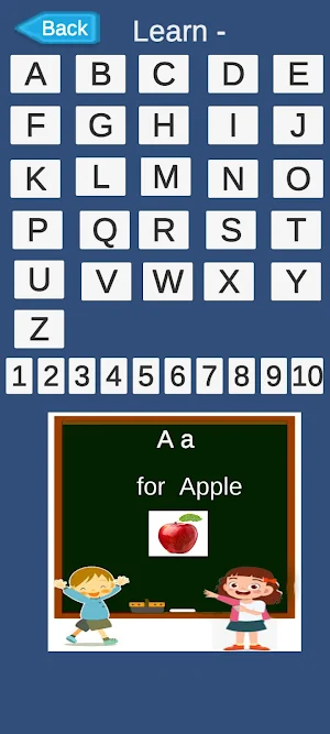 ABC and 123 learn & play game Screenshot 1