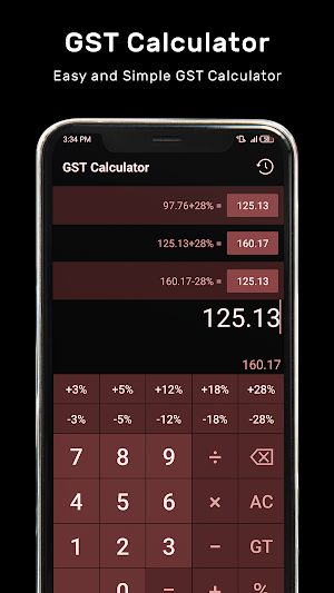 Easy GST Calculator Screenshot 1