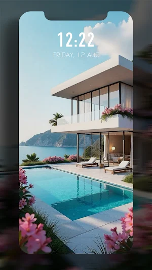 Swimming Pool Design Wallpaper Screenshot 2
