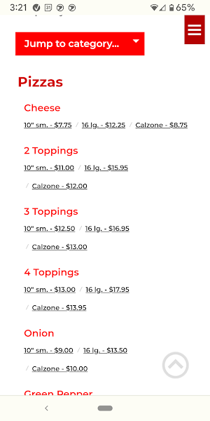 Freshway Pizza Screenshot 1