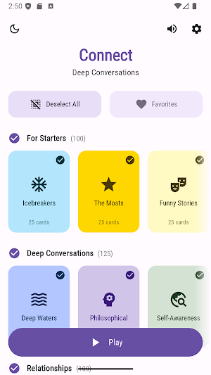 Connect: Deep Conversations Screenshot 0