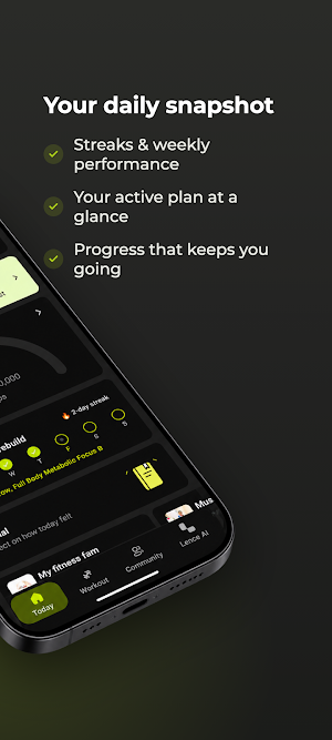 Lence: AI Fitness Companion Screenshot 1