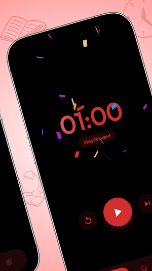 Pomodoro timer for study Screenshot 1