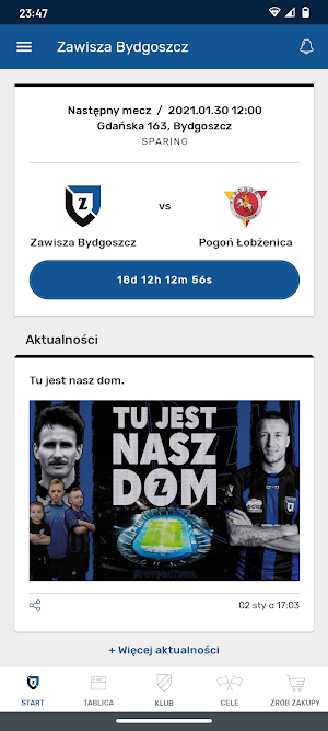 Zawisza Bydgoszcz Screenshot 1