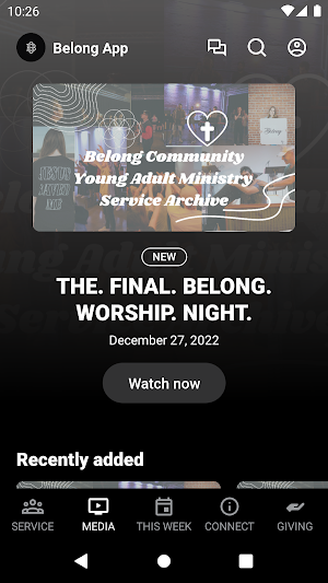 The Belong App Screenshot 1