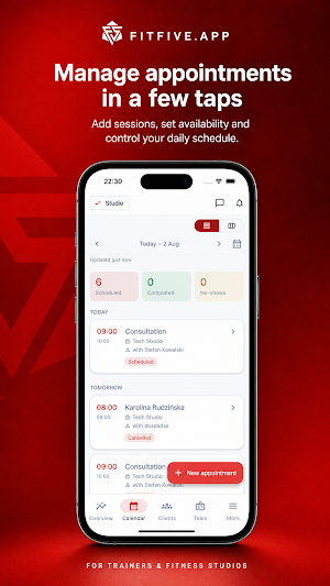 FitFive: Specialists & Studios Screenshot 2