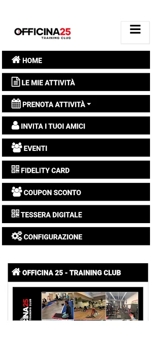 Officina 25 Training Club Screenshot 2