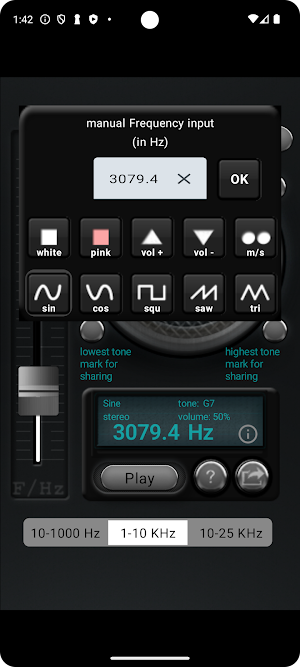 Tone Generator Screenshot 1